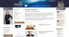Desktop Screenshot of pallasadvocaten.nl