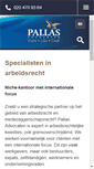 Mobile Screenshot of pallasadvocaten.nl