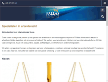 Tablet Screenshot of pallasadvocaten.nl